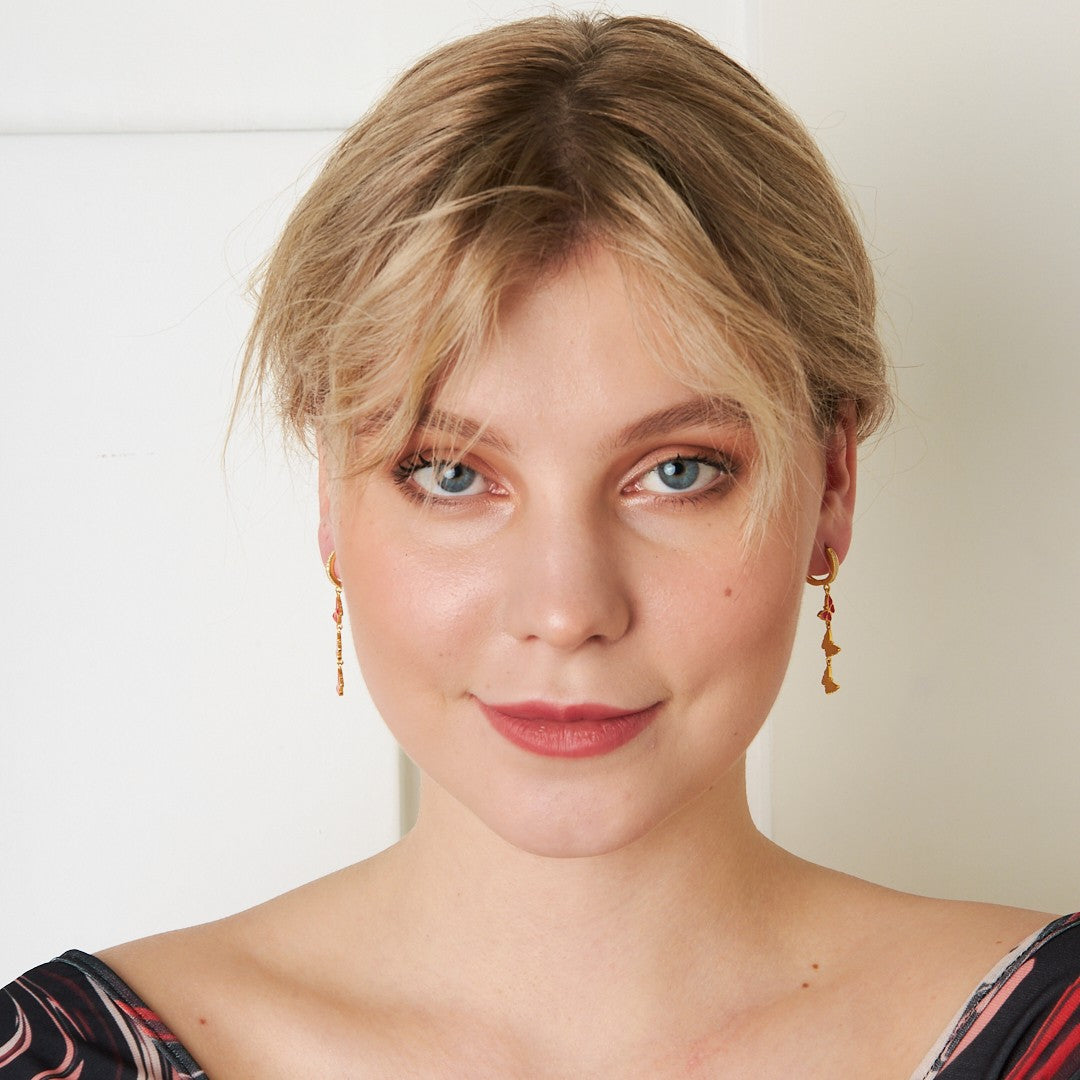 Sequential Butterfly Earrings - 925 SILVER