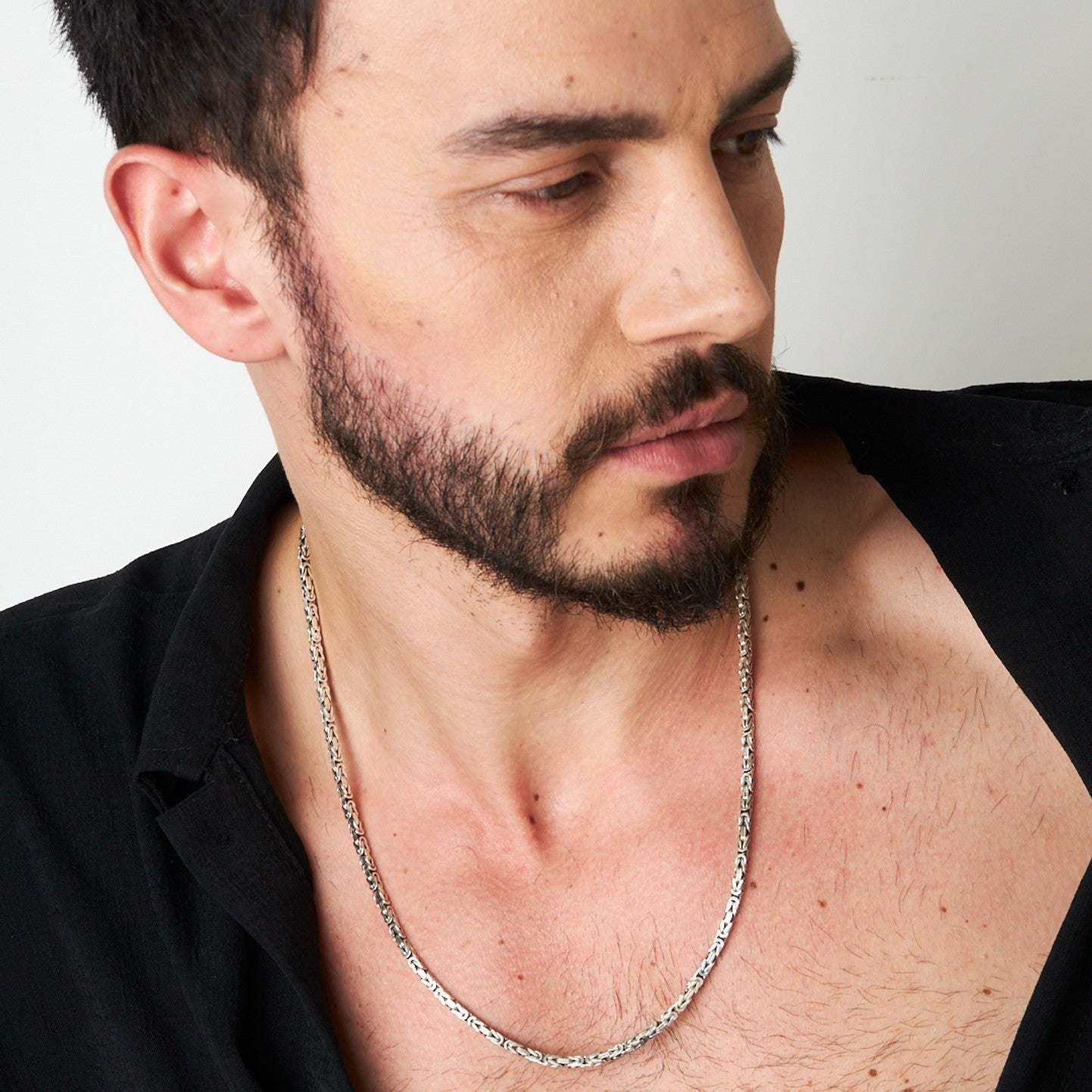 King Chain Necklace - 925 SILVER
