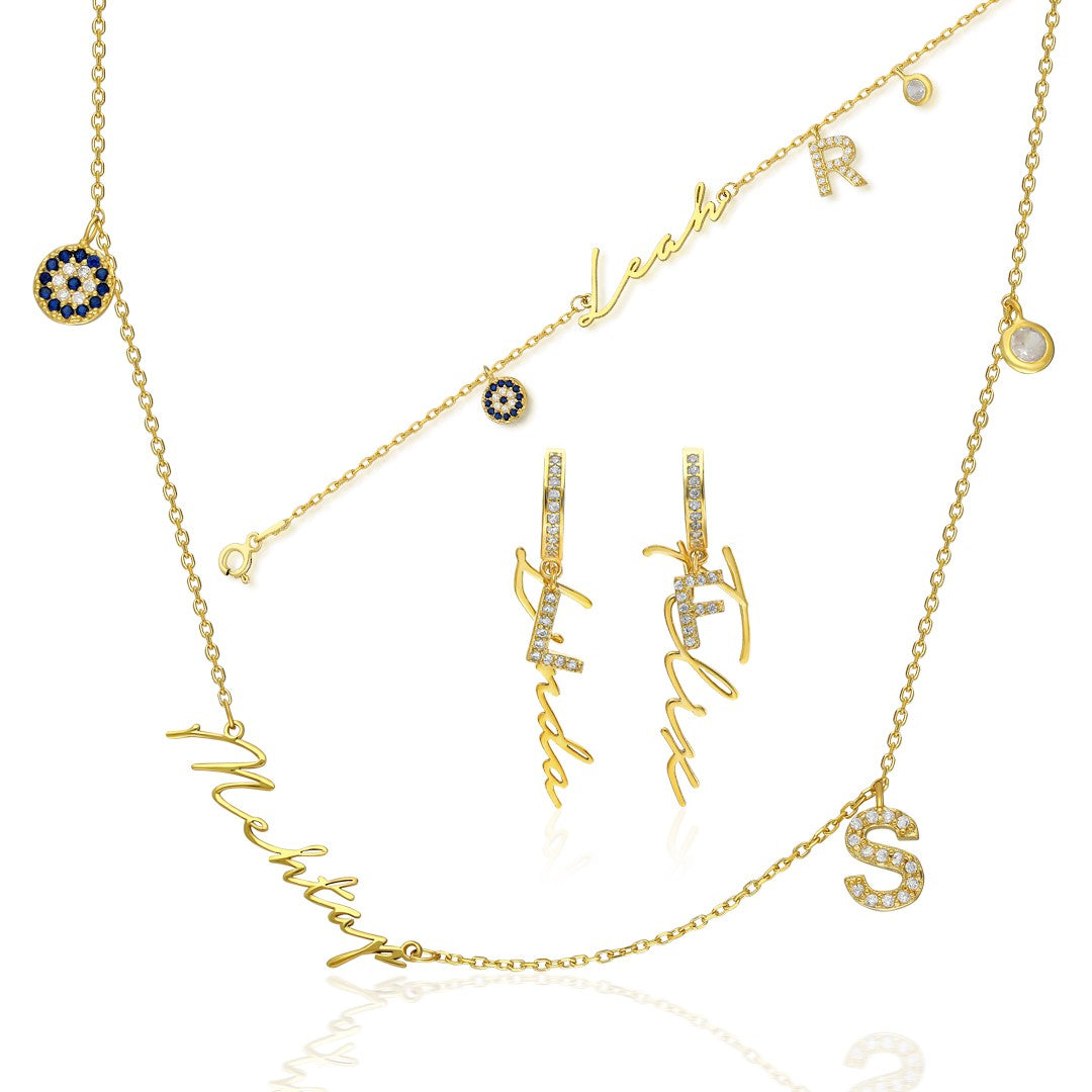 Named Letters Set - 925 Silver