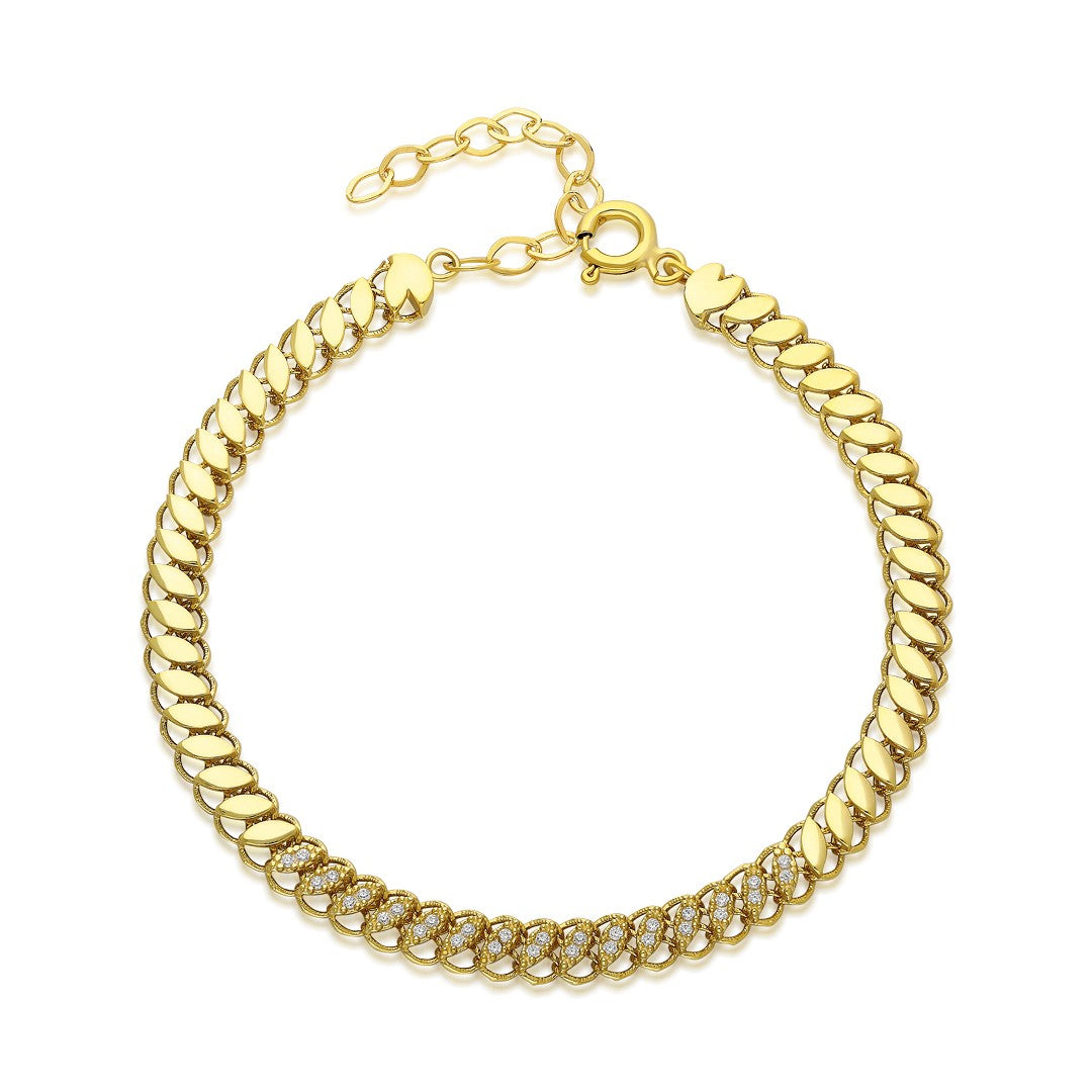 Oval Chain Bracelet 2 - 925 SILVER