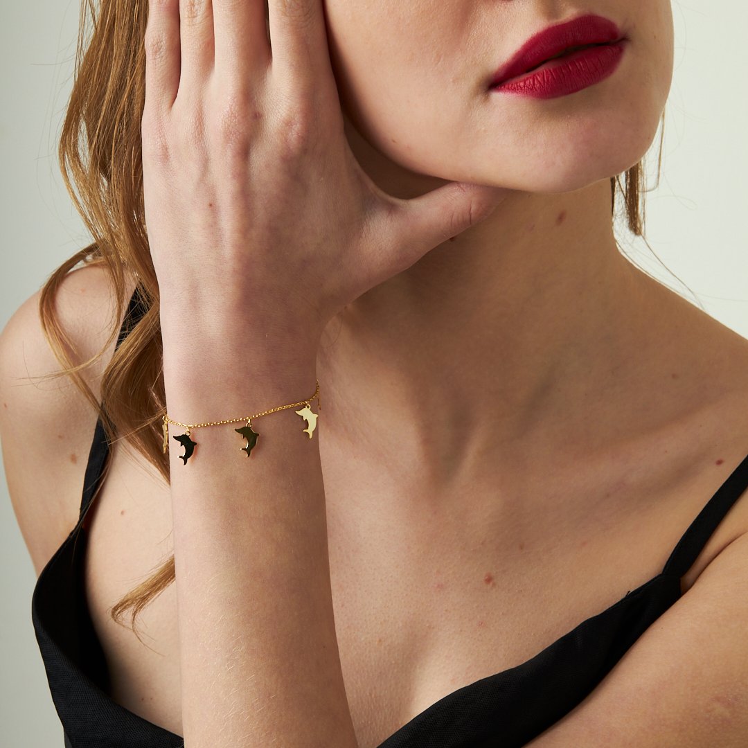DELPHIN ARMBAND | 925 SILBER