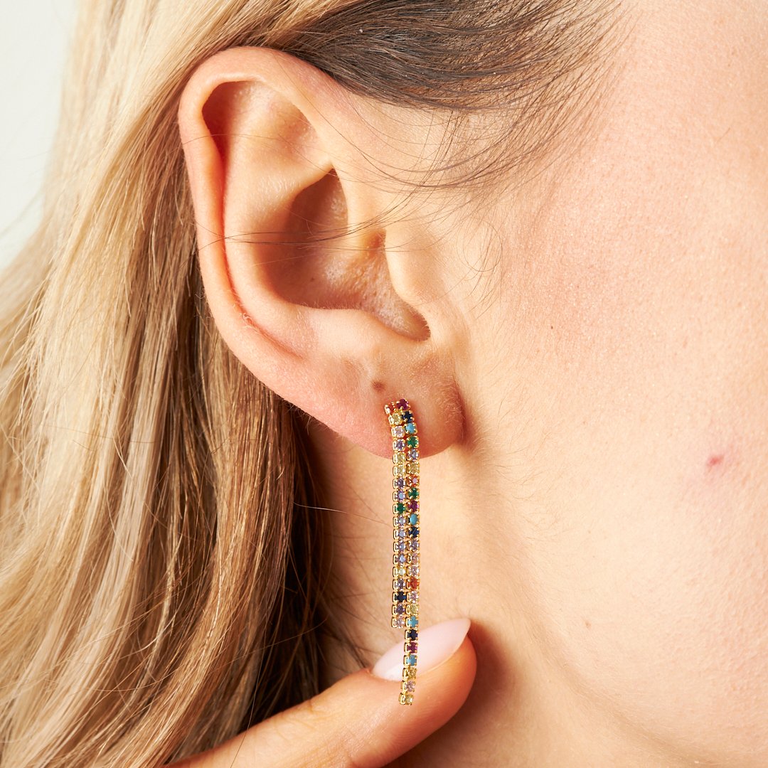 BUNTE ZIRKONA SET | 925 SILBER