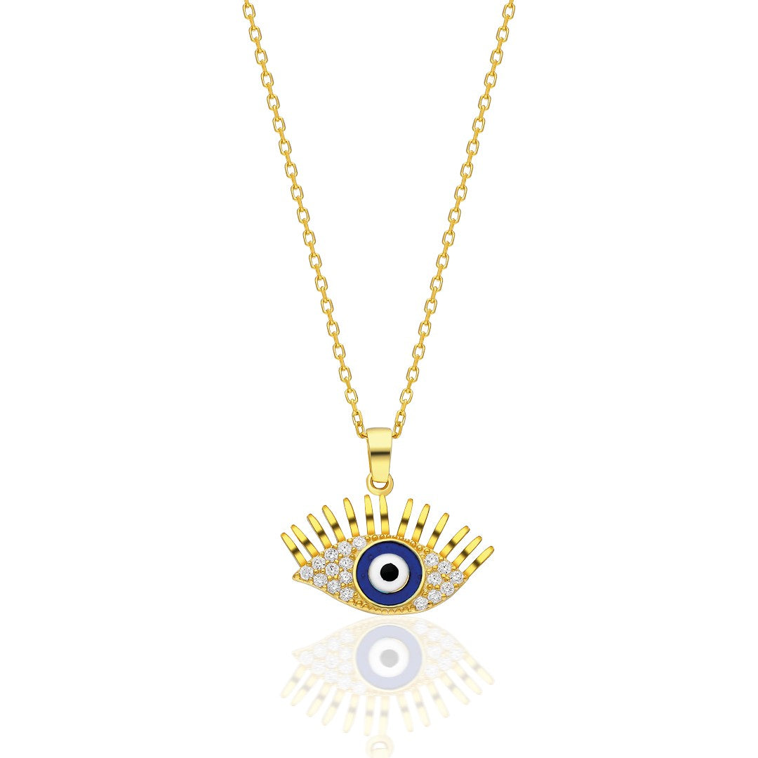 Evil Eye Necklace - 925 Silver