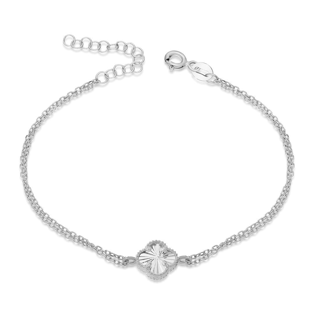Shiny Clover Bracelet - 925 SILVER