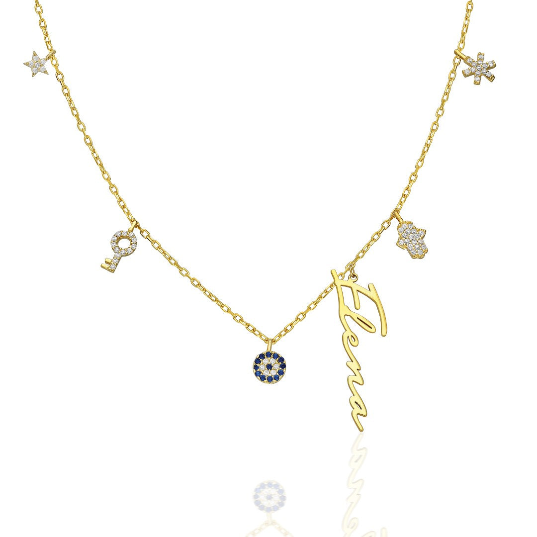 NAMENS GLÜCKSKETTE | 925 SILBER