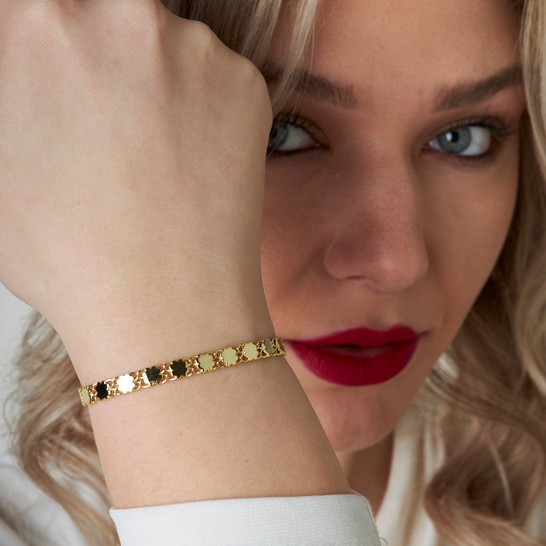 Plane Tree Leaf Bracelet - 925 SILVER