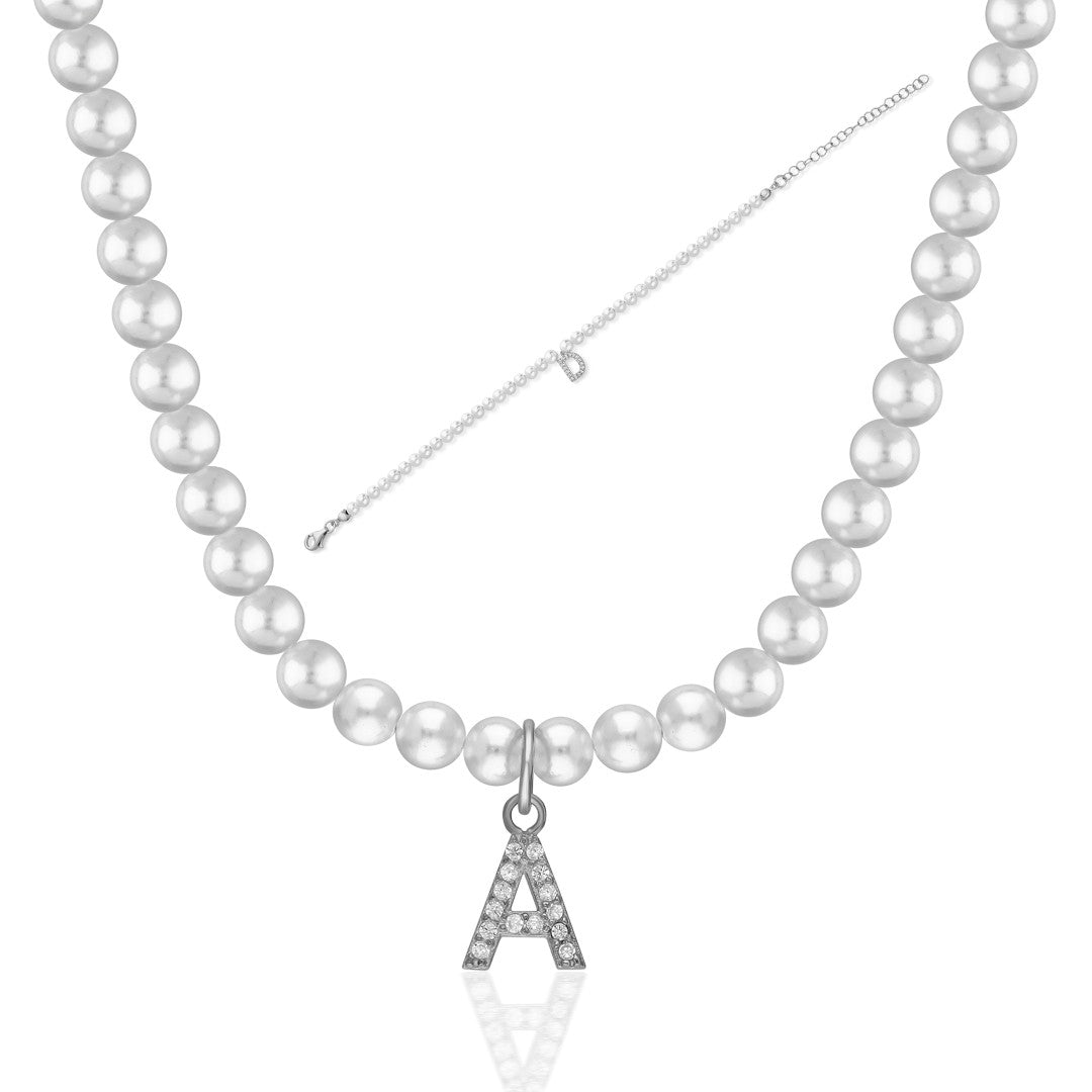 PERLEN BUCHSTABEN SET | 925 SILBER