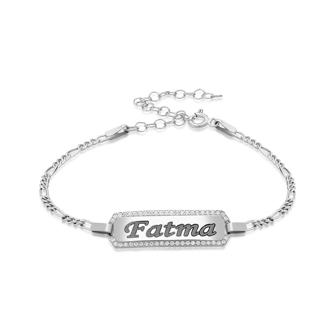 KINDER GRAVUR ARMBAND 13 | 925 SILBER