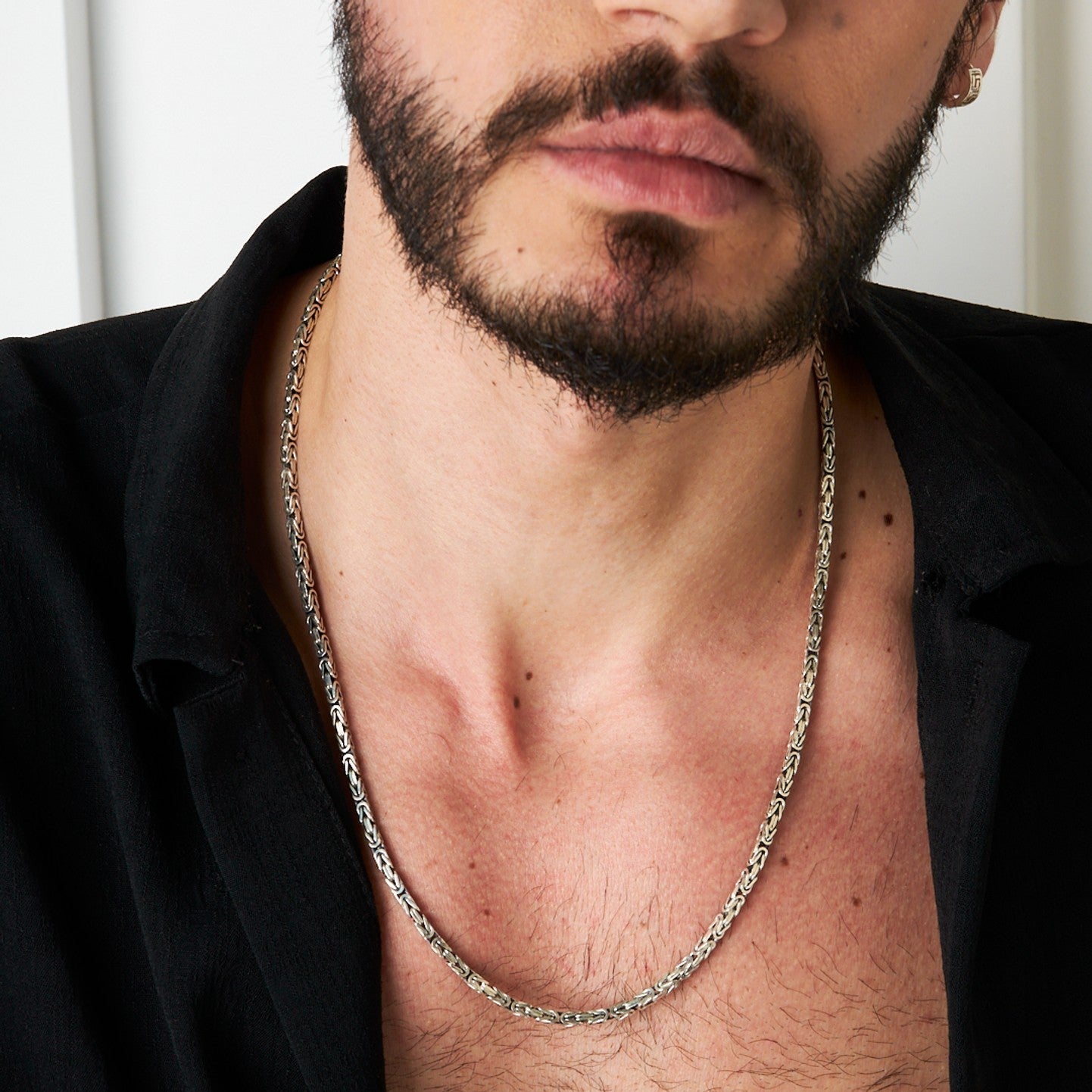 King Chain Necklace - 925 SILVER