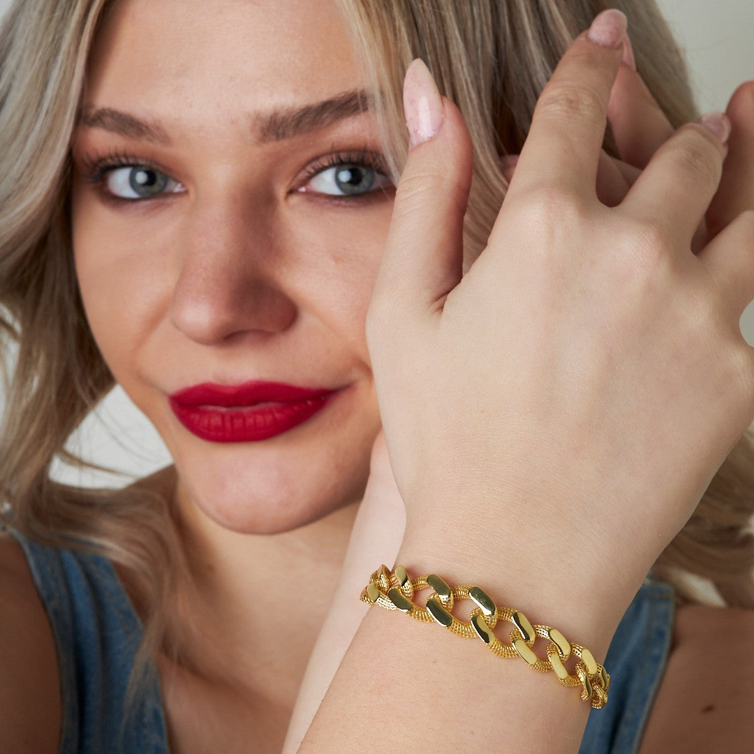 Motif Gourmet Bracelet - 925 SILVER