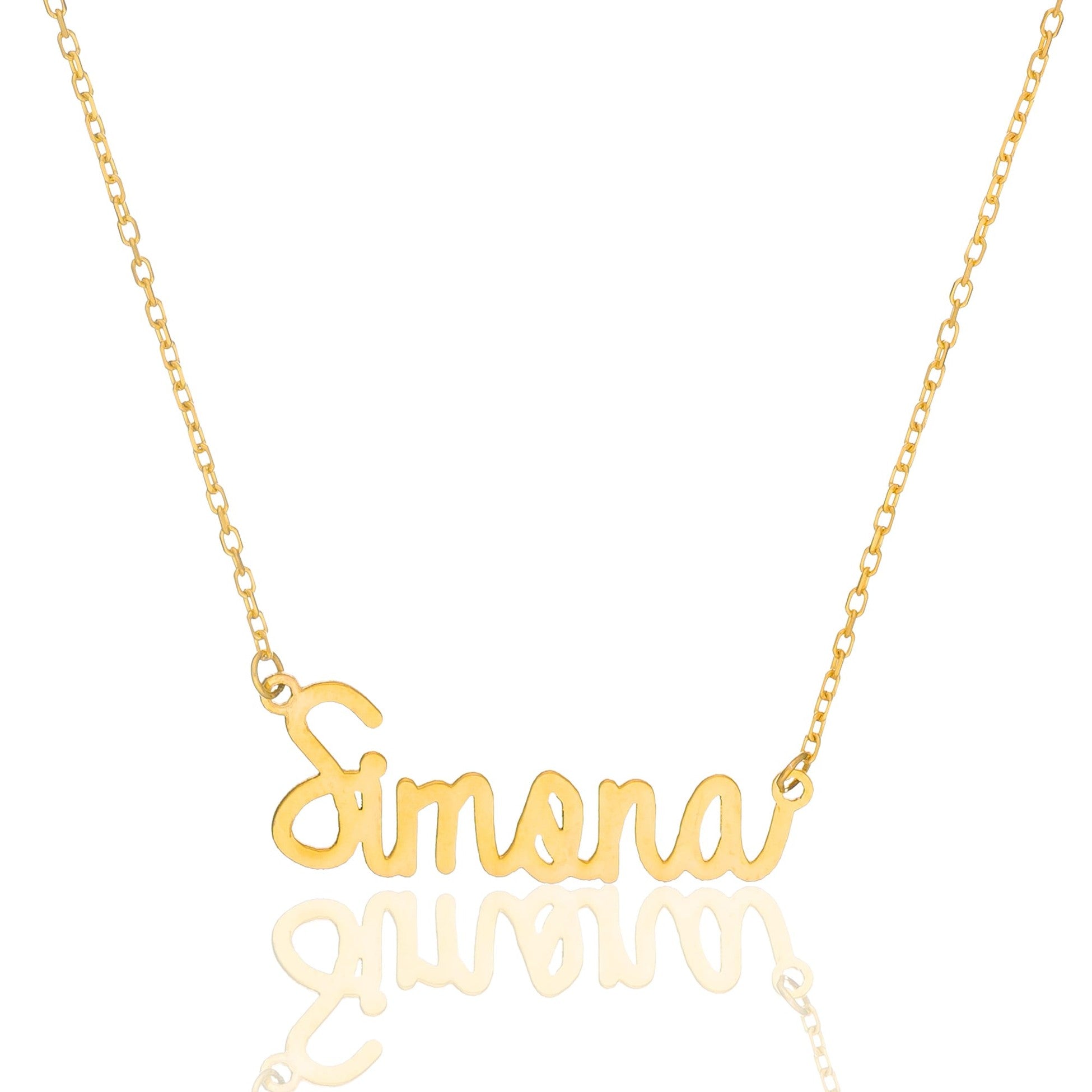 Conjoined Letters Necklace - 925 Silver