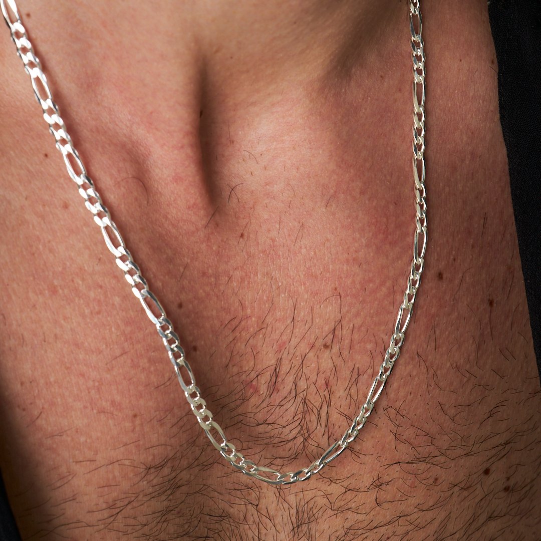 Figaro Model Chain Necklace - 925 SILVER