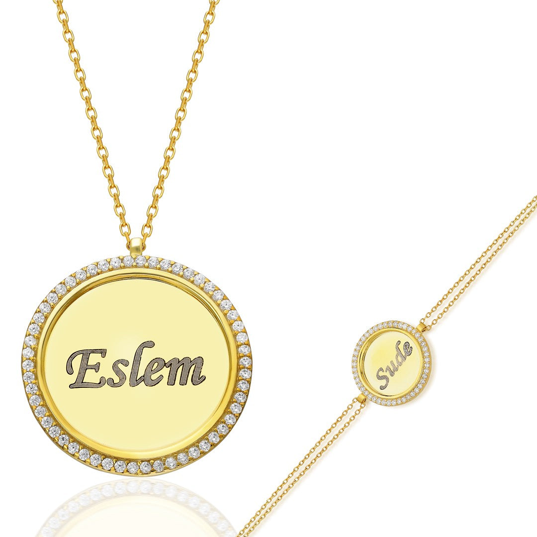 ZIRKONIA PLATTEN SET | 925 SILBER