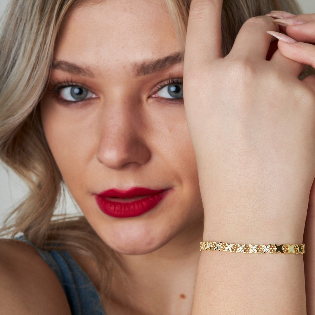 Butterfly Row Bracelet - 925 SILVER