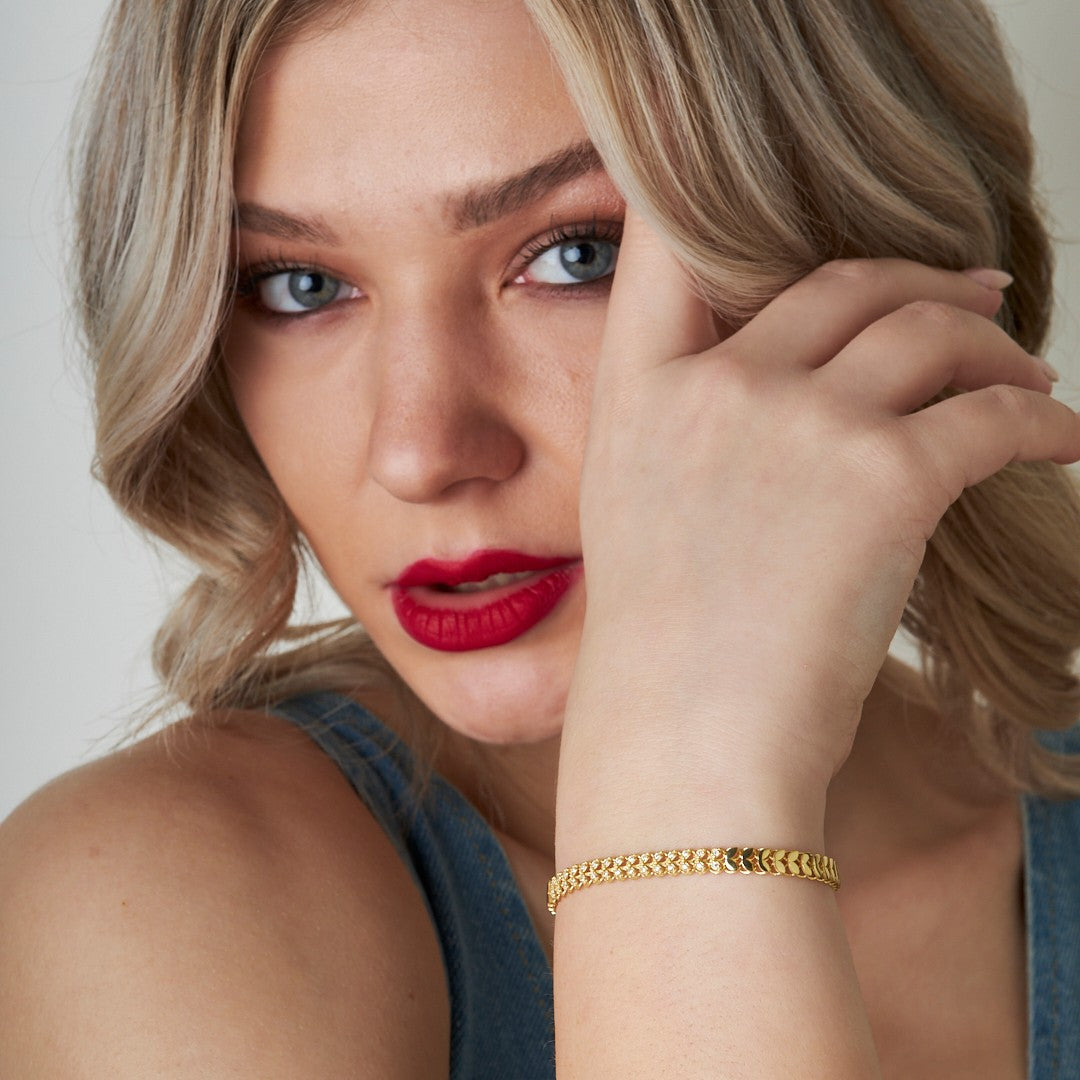 Half Stone Virgo Bracelet - 925 SILVER