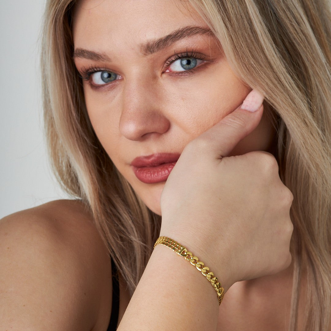 Gourmet Chain Bracelet - 925 SILVER