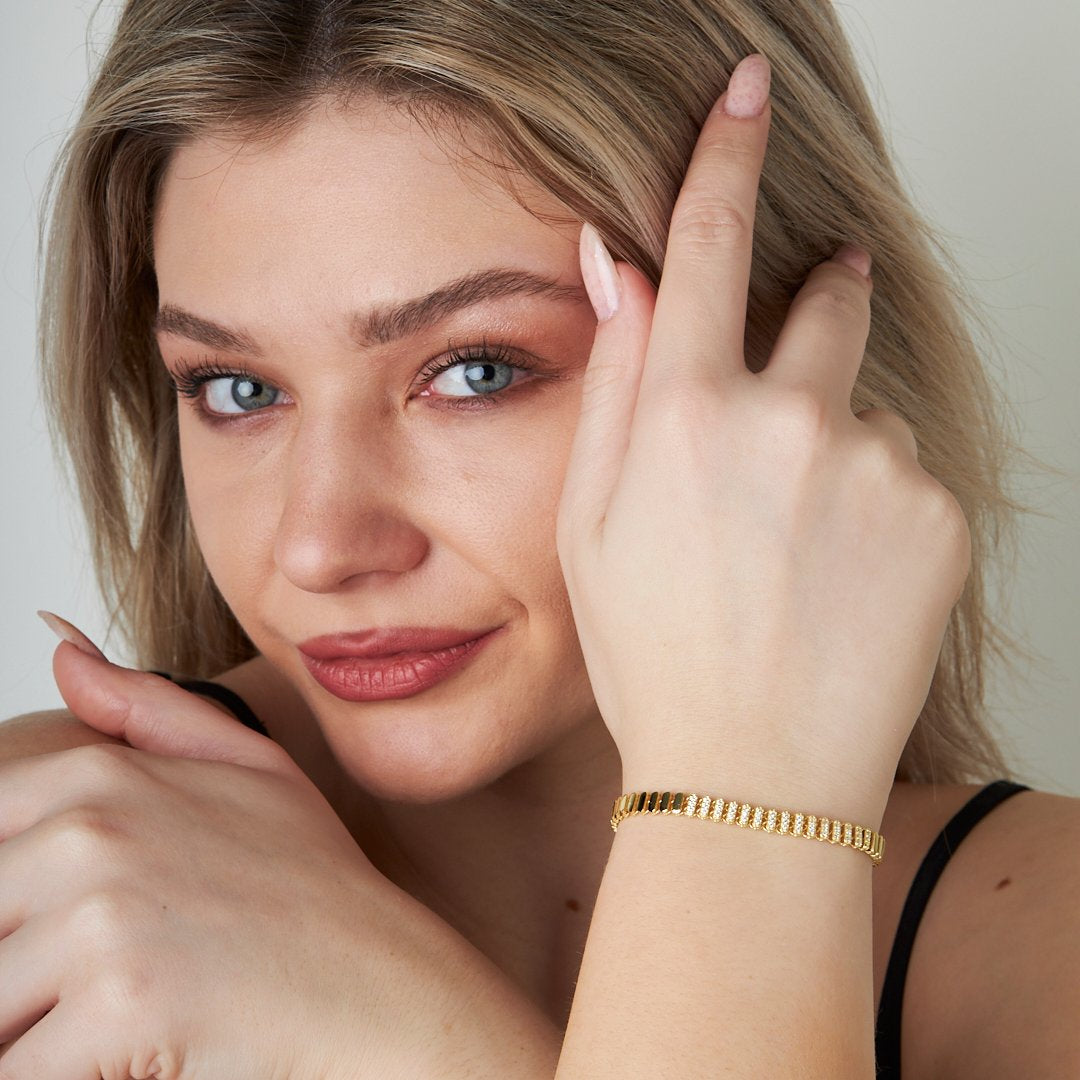 Luxury Stone Bracelet - 925 SILVER