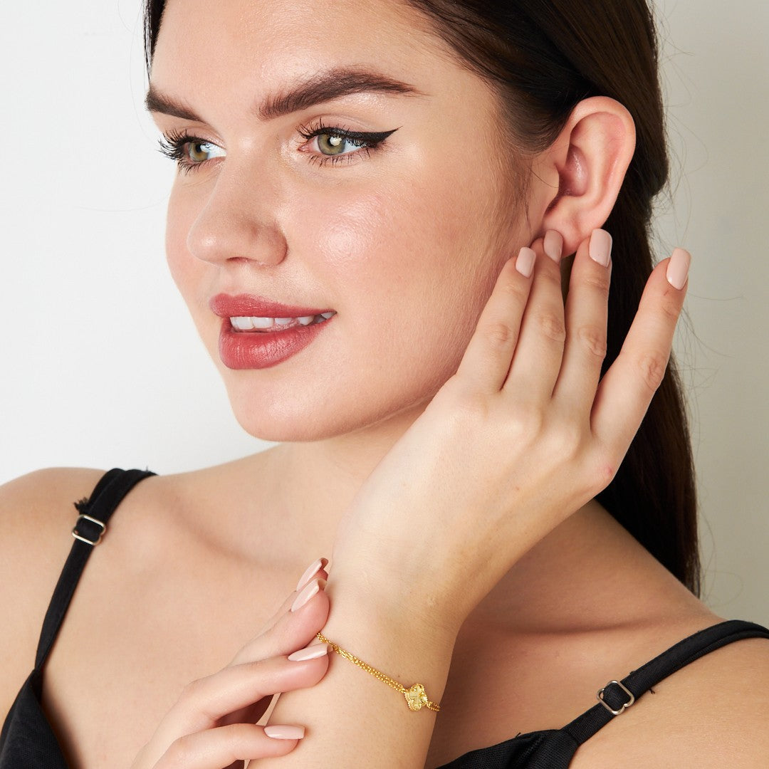 Shiny Clover Bracelet - 925 SILVER