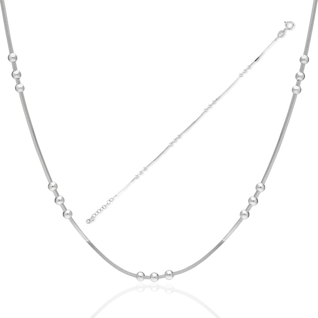 Three-Ball Dorica Chain Set - 925 SILVER