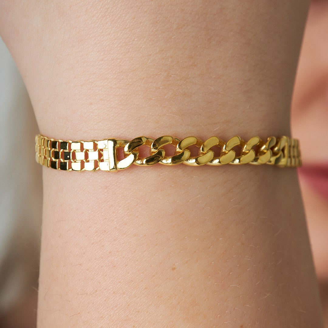 Gourmet Chain Bracelet - 925 SILVER