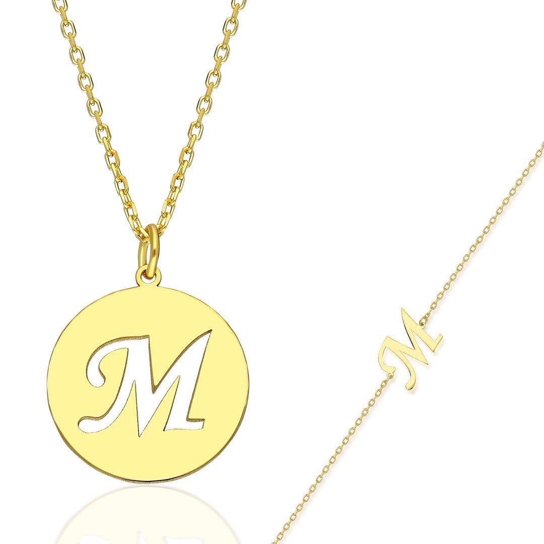 PLATTEN BUCHSTABEN SET | 925 SILBER