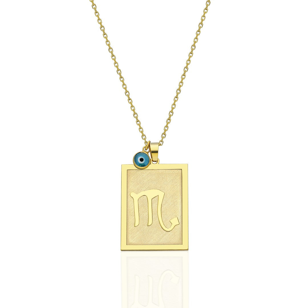 AURA SCORPIO HALSKETTE ECKIG | 925 SILBER