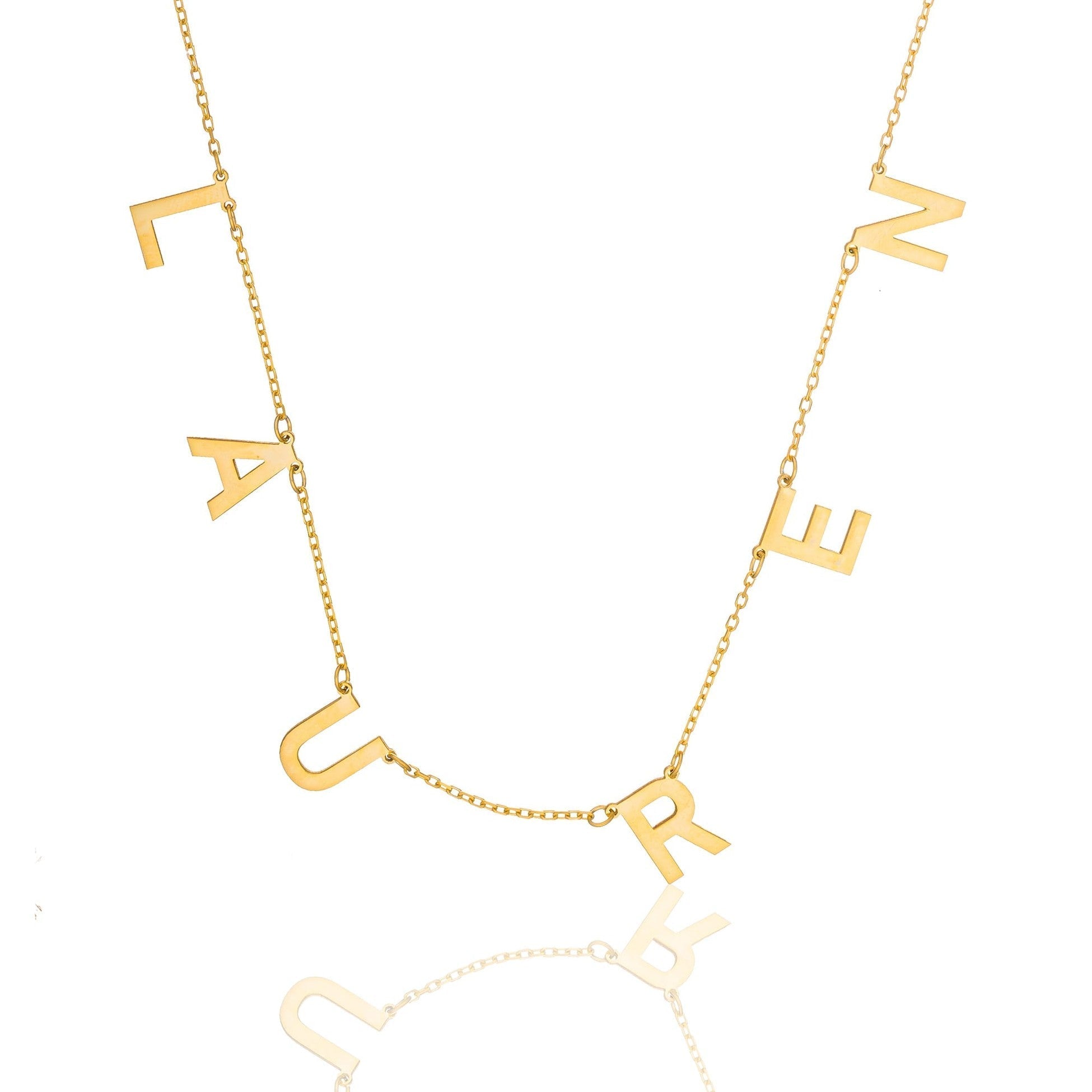 Simple Name Chain Necklace - 925 Silver