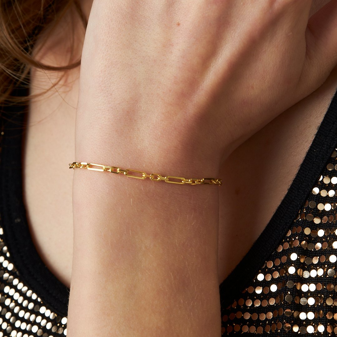 PAPERCLIP ARMBAND | 925 SILBER