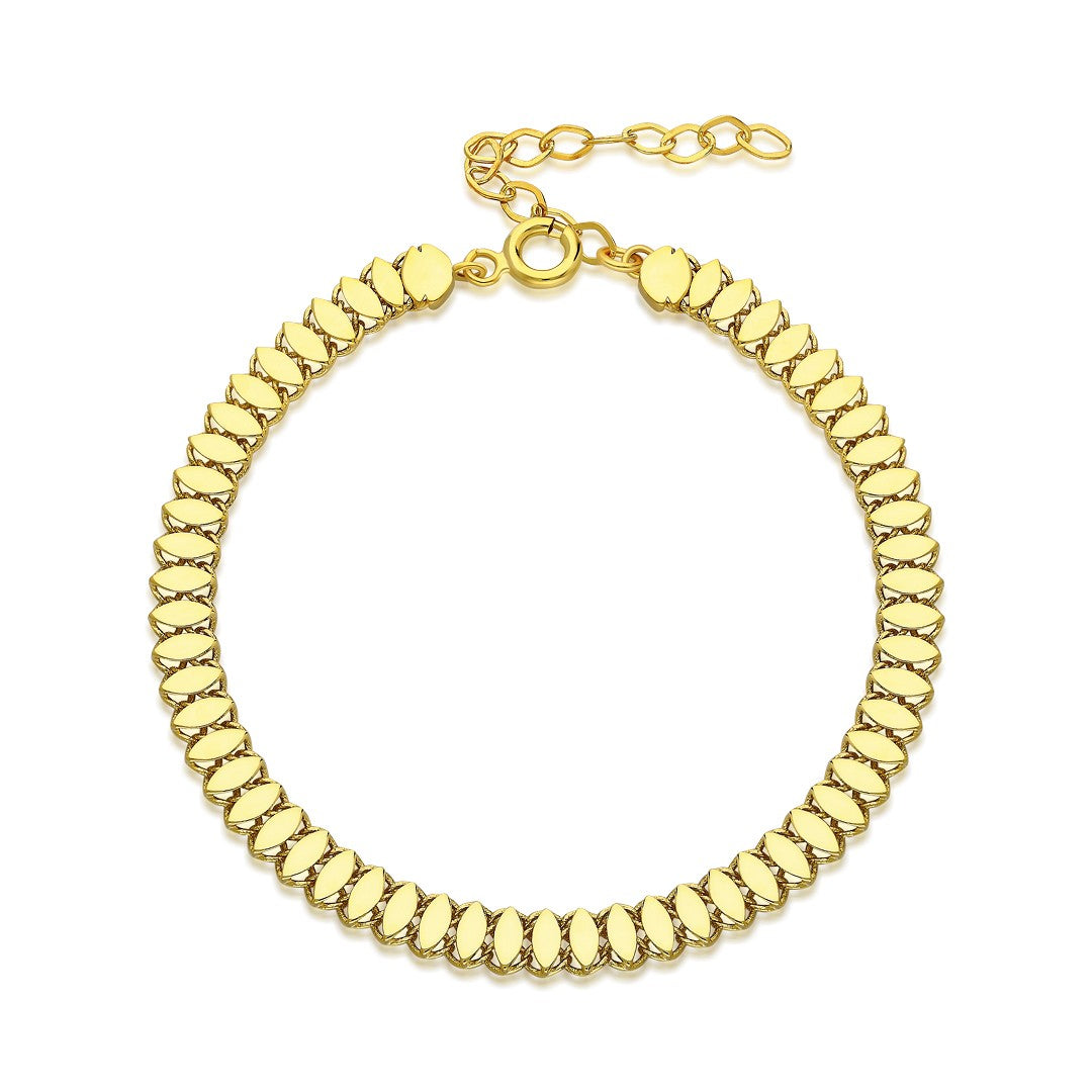 Boat Chain Bracelet - 925 SILVER