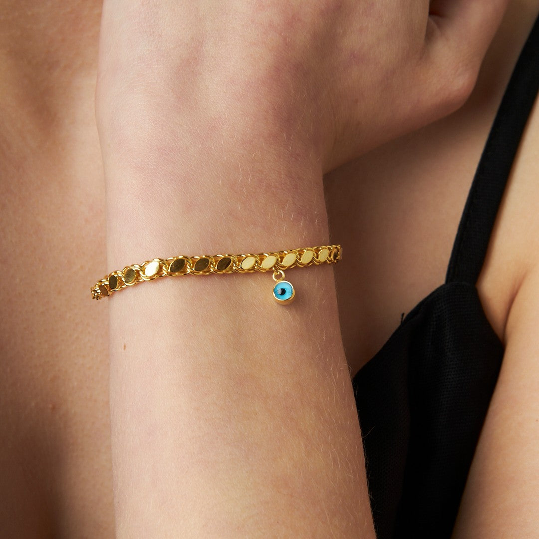 Evil Eye Barley Bracelet - 925 SILVER