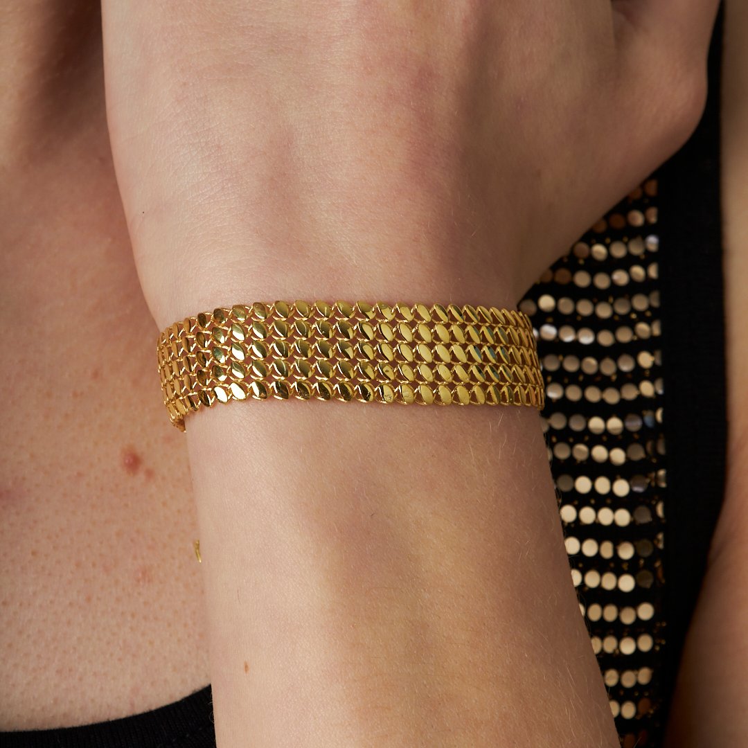 Five-Row Snake Bracelet - 925 SILVER