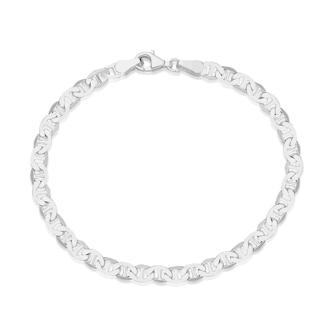 Knitted Chain Bracelet - 925 SILVER