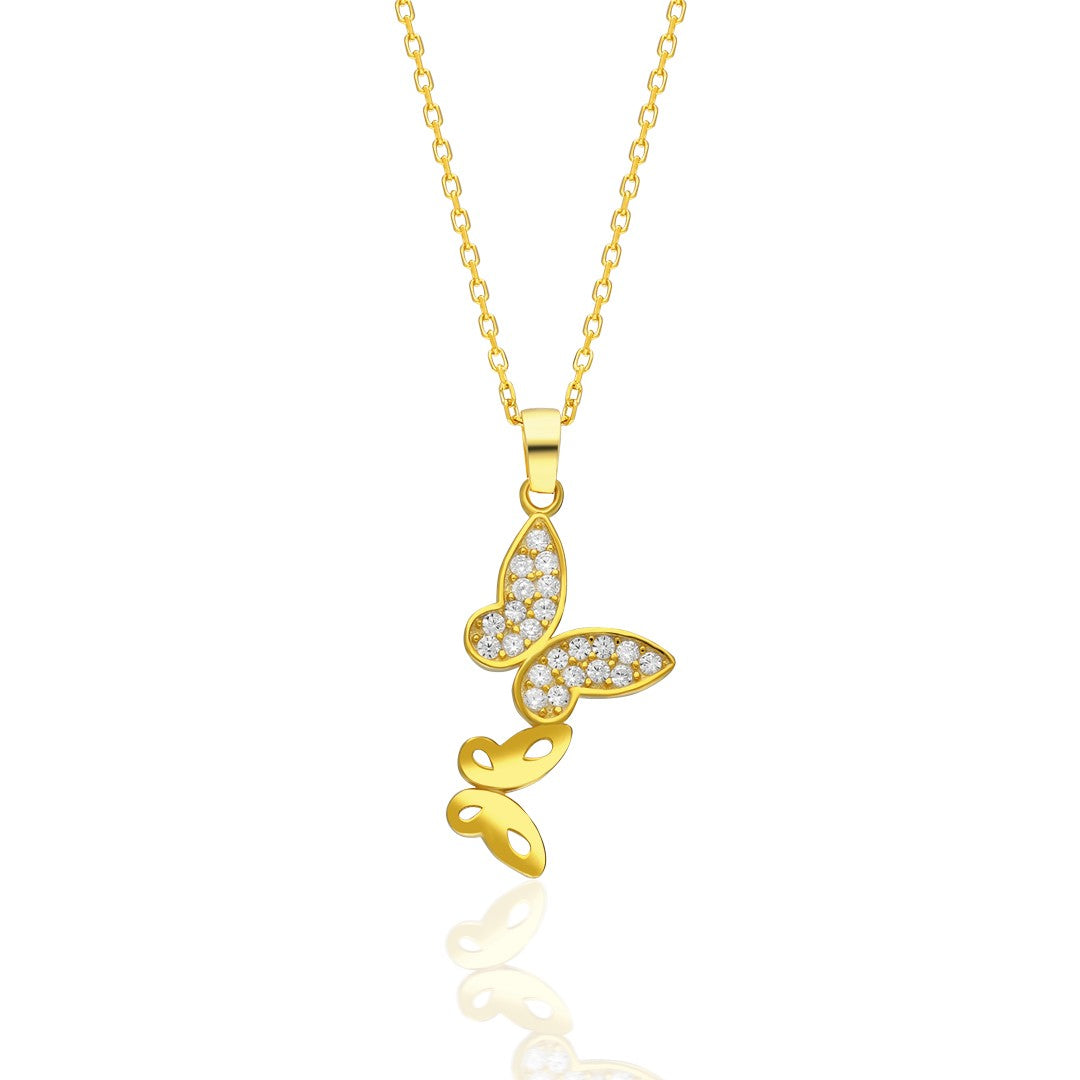 End-to-End Butterfly Necklace - 925 SILVER