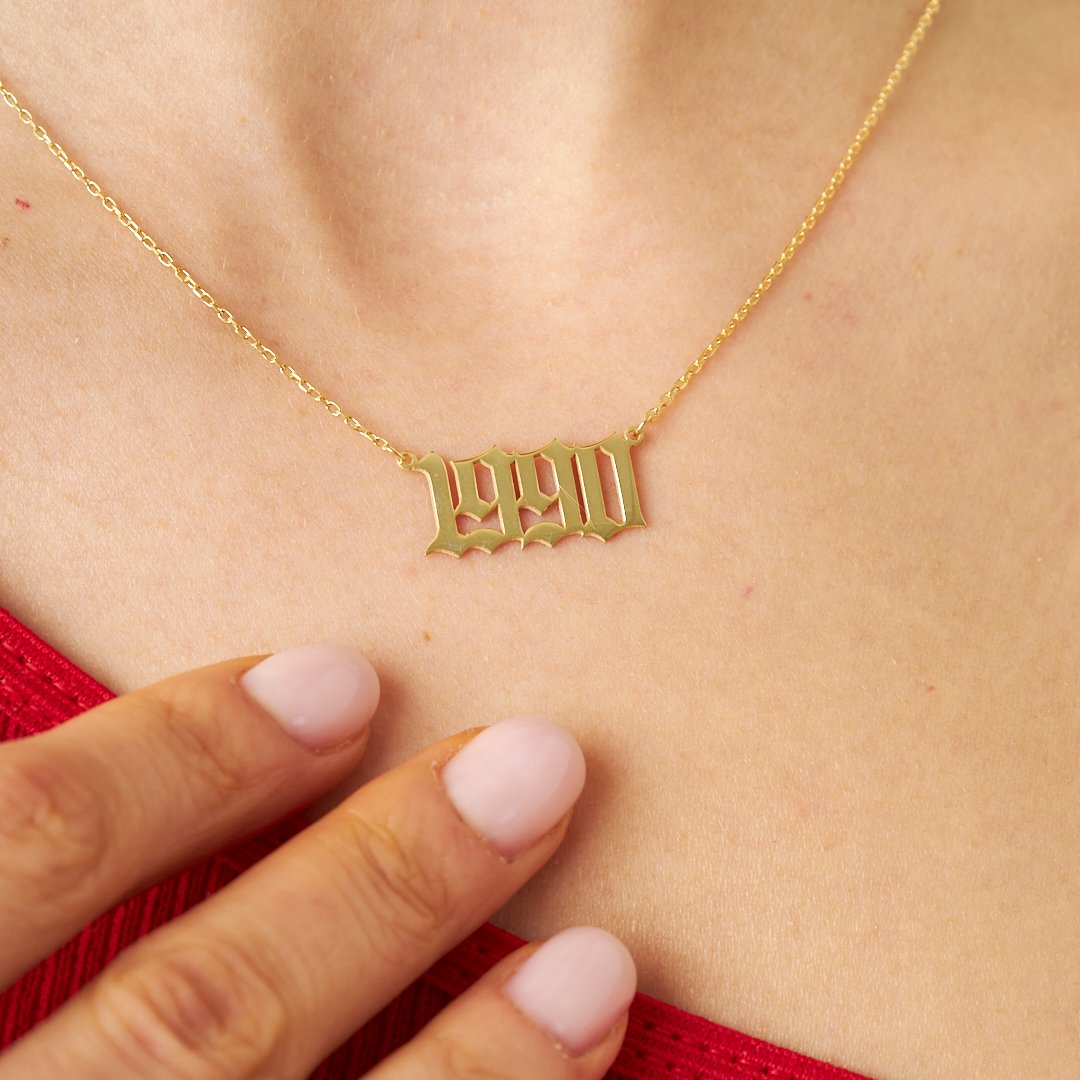 GOTHIC JAHRESZAHL SET | 925 SILBER