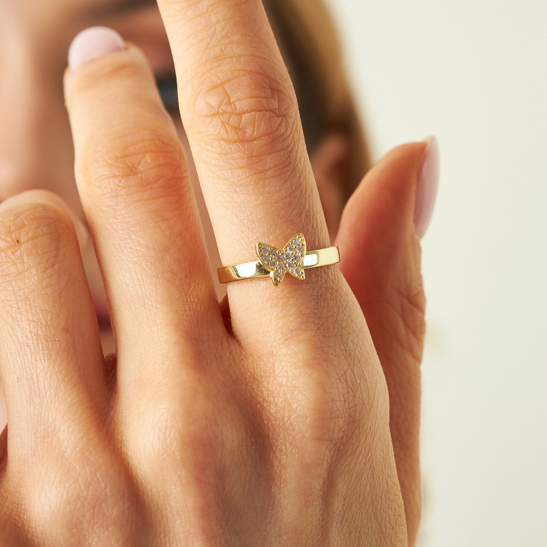 Butterfly Stone Set - 925 SILVER