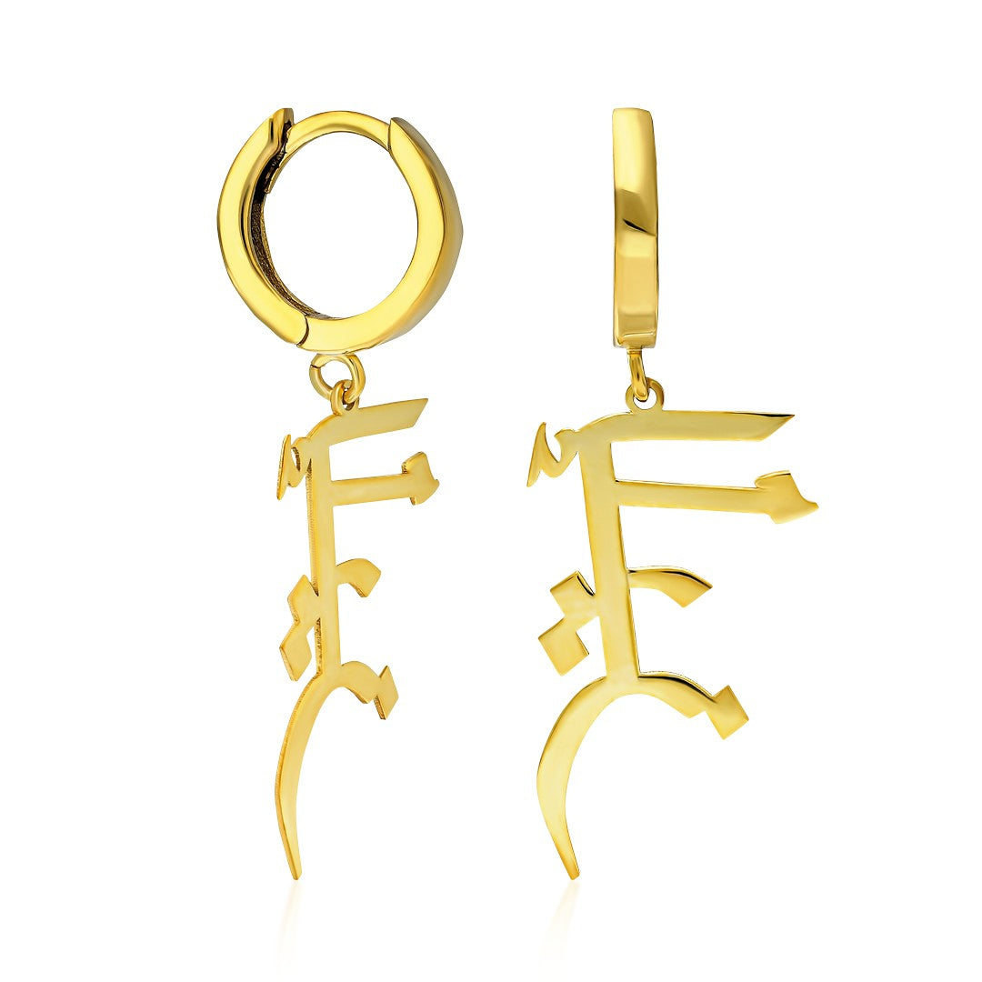 Arabic Name Earrings - 925 Silver