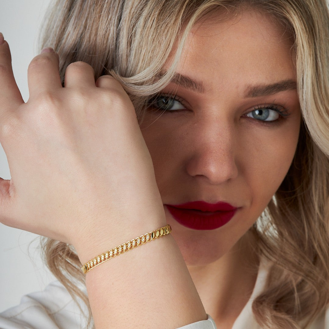 Oval Chain Bracelet 2 - 925 SILVER