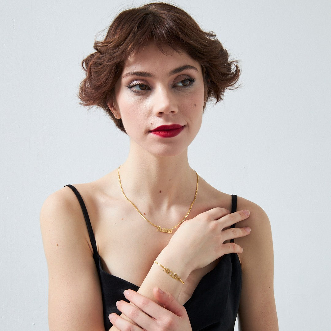 NAMENSKETTE SET | 925 SILBER