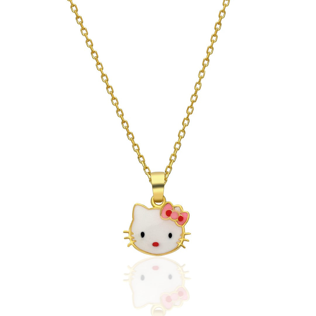 Hello Kitty Necklace - 925 Silver