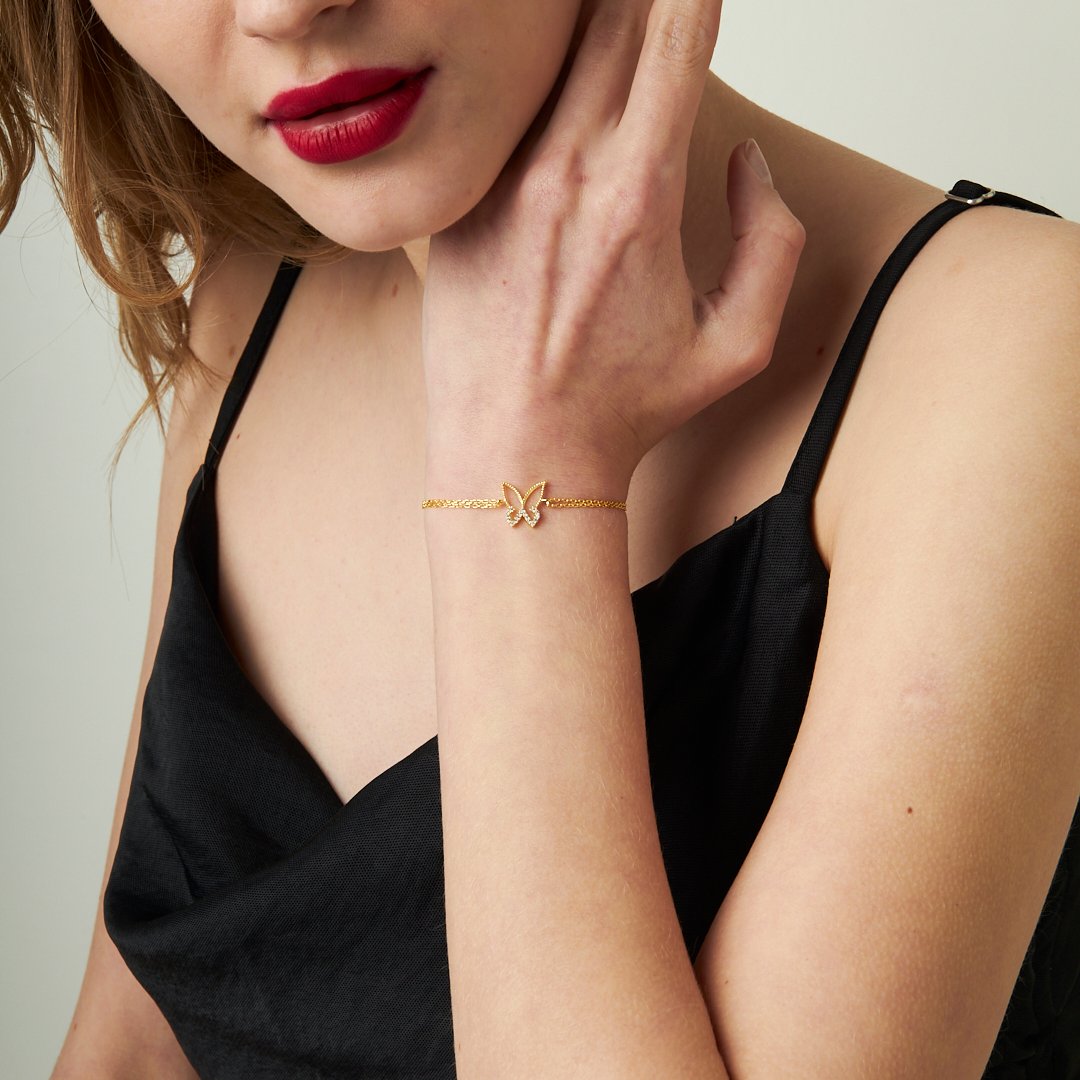 Modern Butterfly Bracelet - 925 SILVER