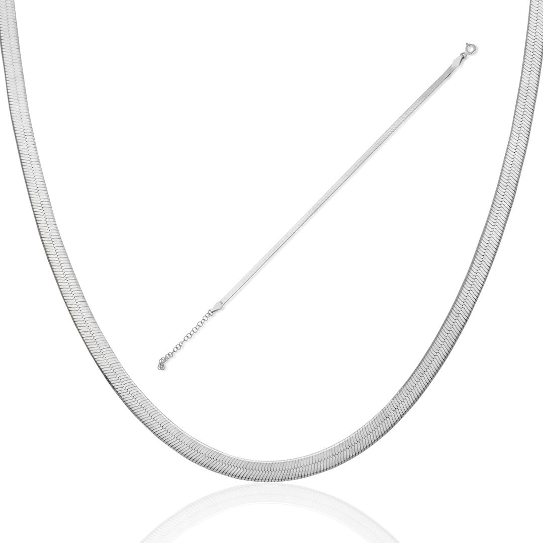 SCHLANGENKETTEN SET DAMEN | 925 SILBER