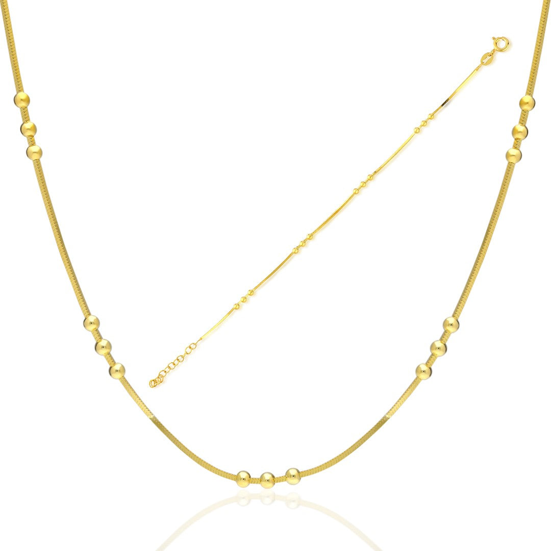 Three-Ball Dorica Chain Set - 925 SILVER