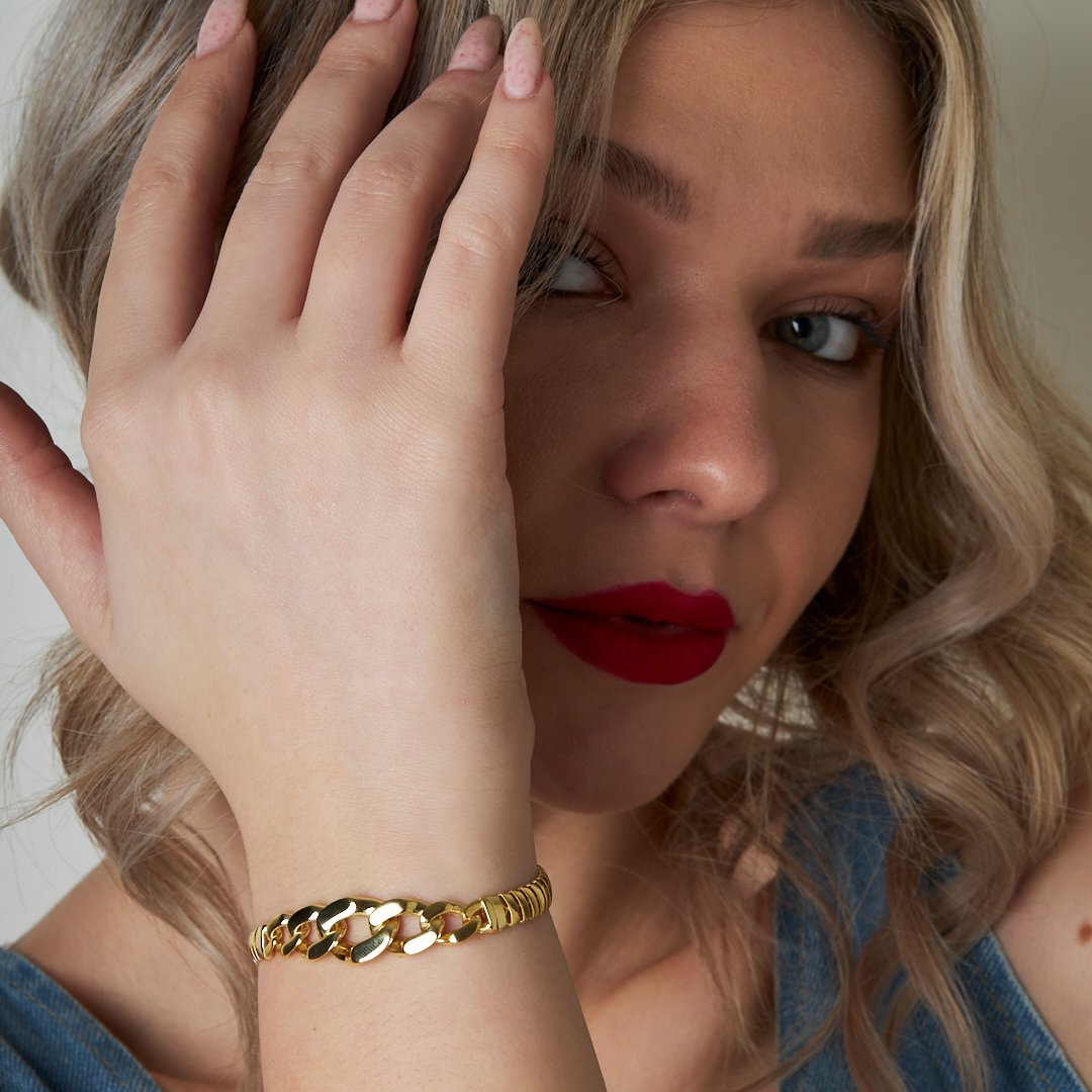 Gurmet Herringbone Bracelet - 925 SILVER