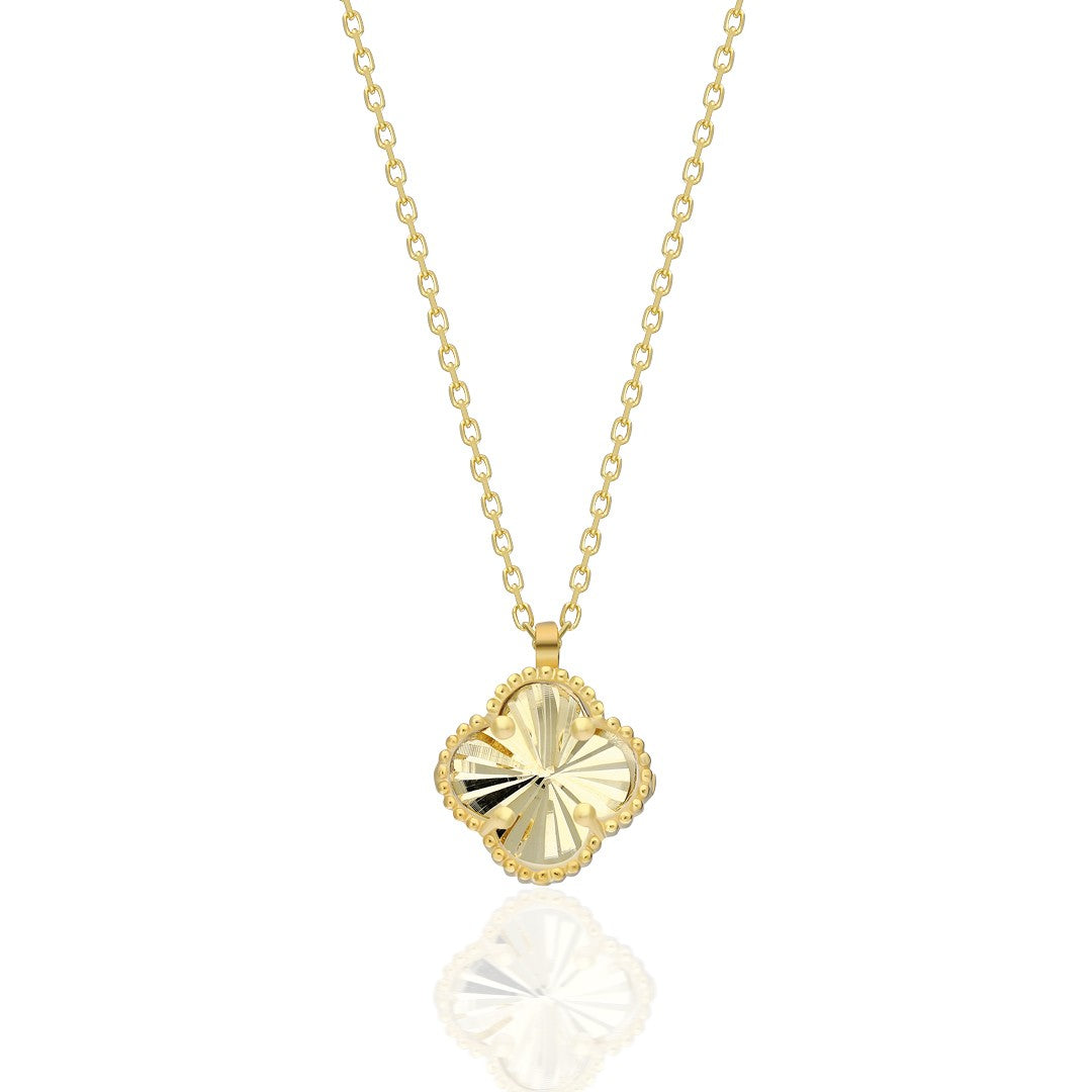 Shiny Clover Necklace - 925 SILVER