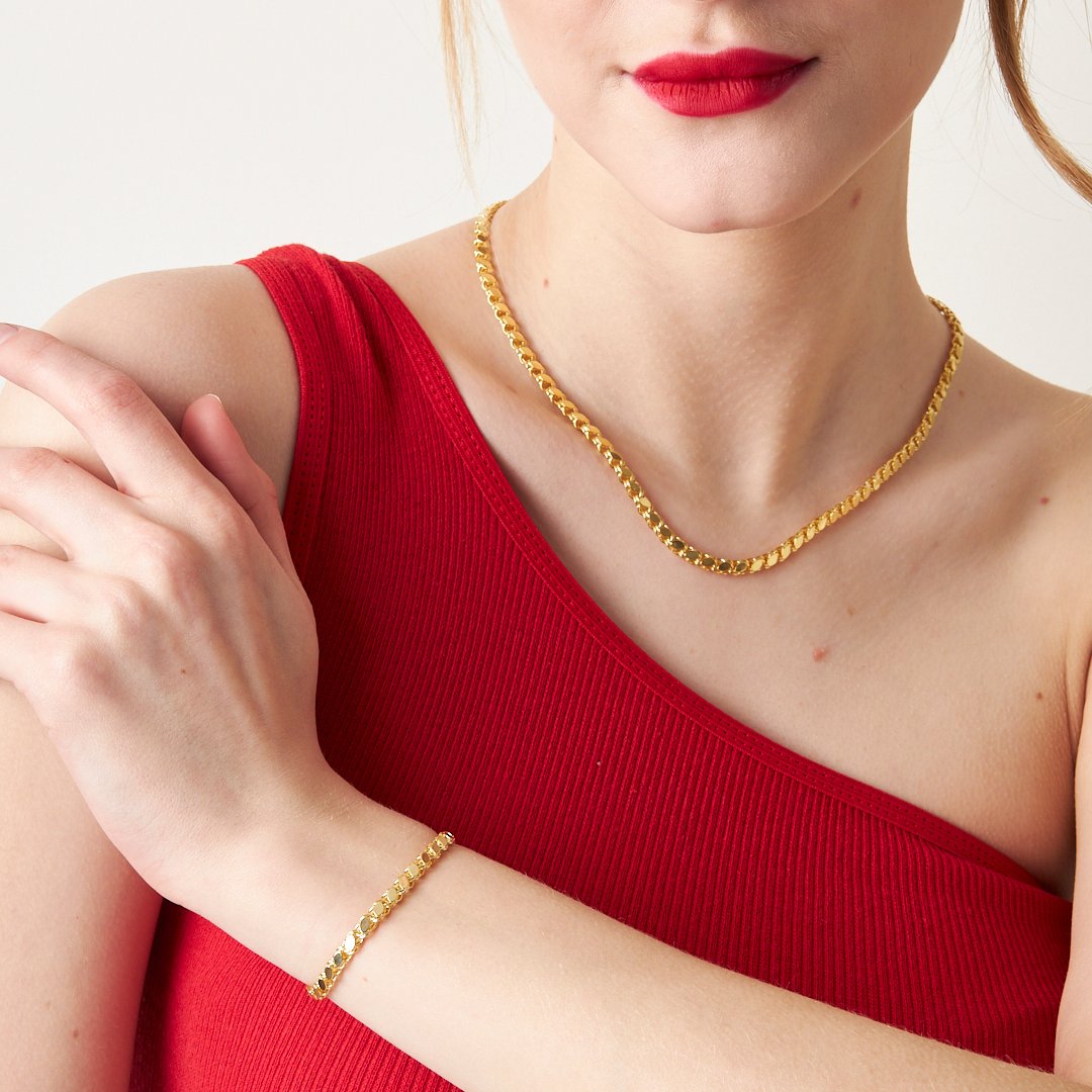 GERSTEN KETTE SET | 925 SILBER