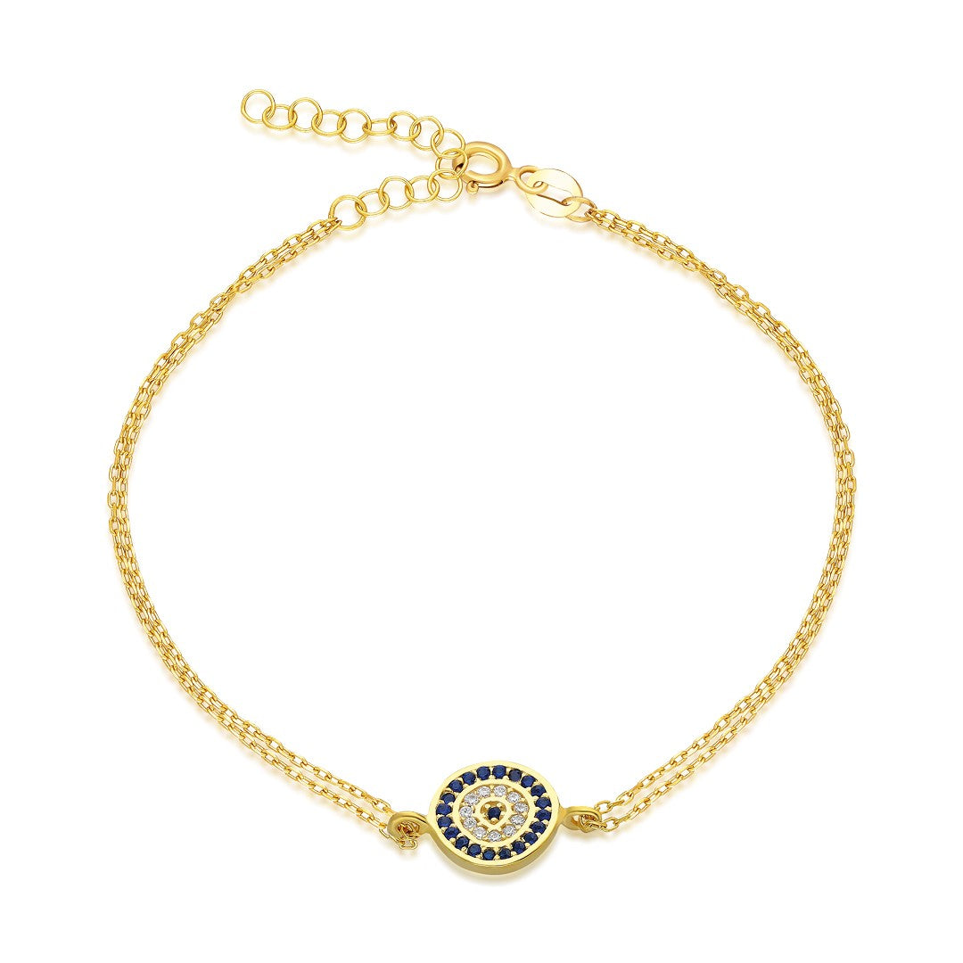 Round Eye Bracelet - 925 SILVER