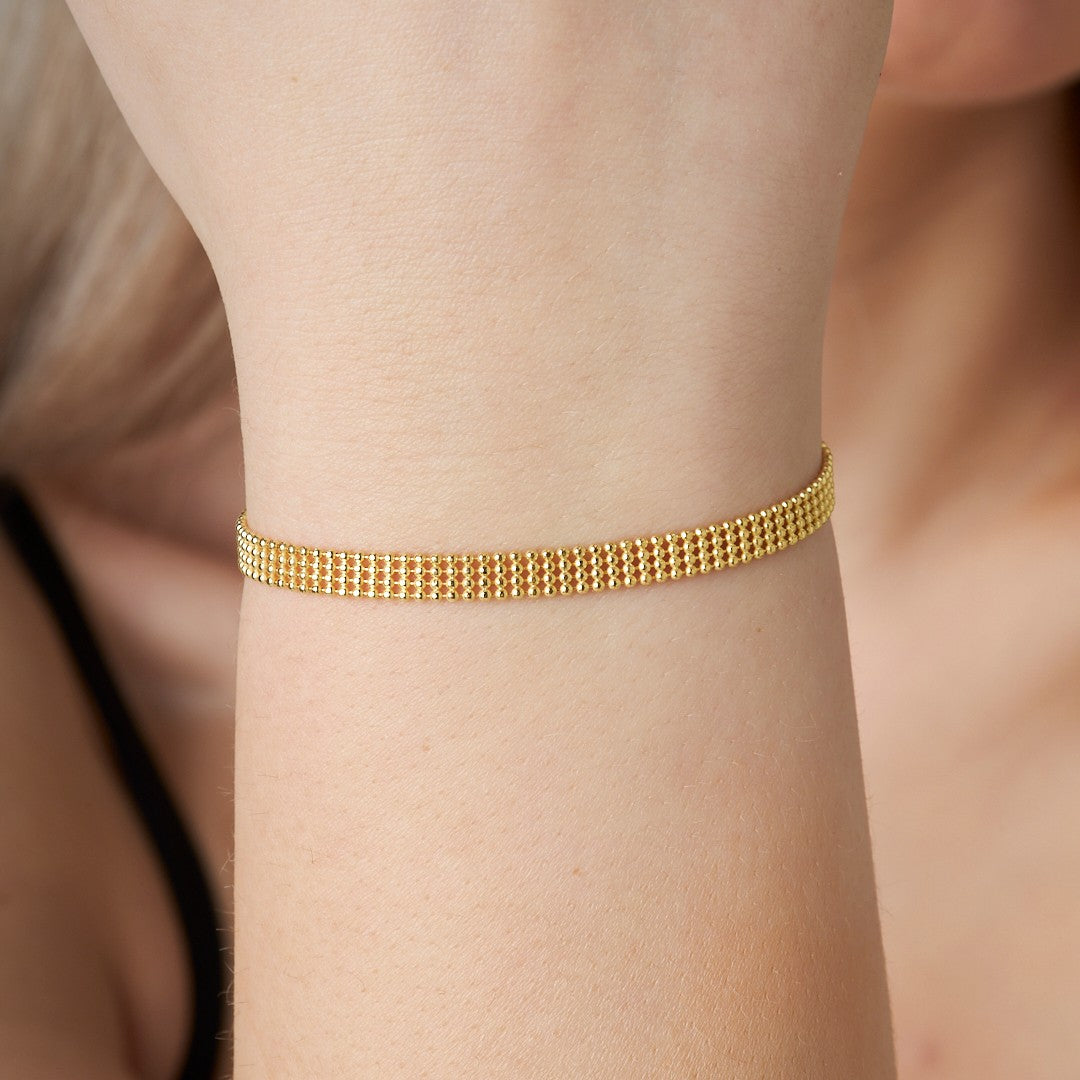 Ball Chain Bracelet - 925 SILVER