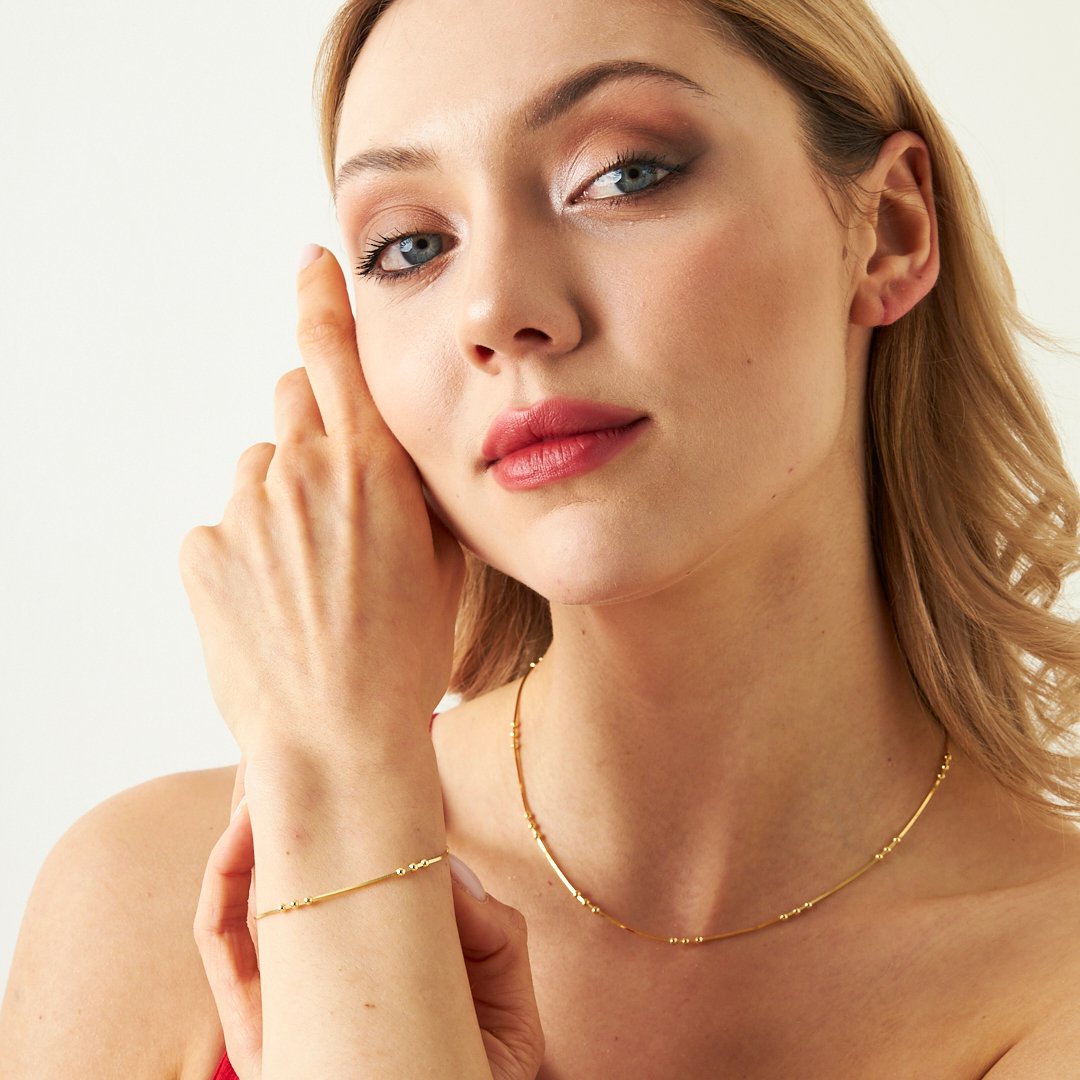 Three-Ball Dorica Chain Set - 925 SILVER