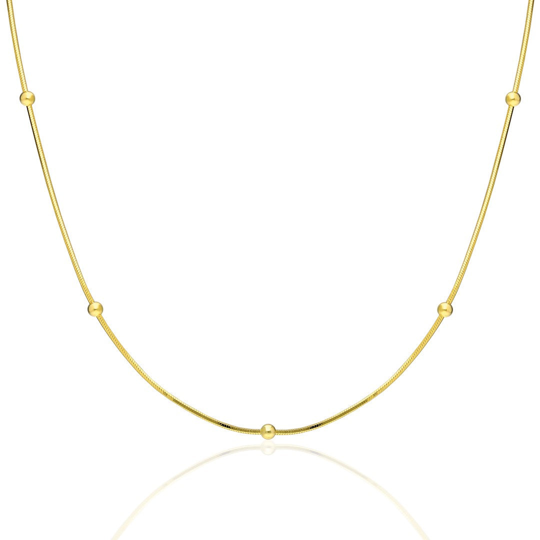 Ball Chain Necklace - 925 SILVER