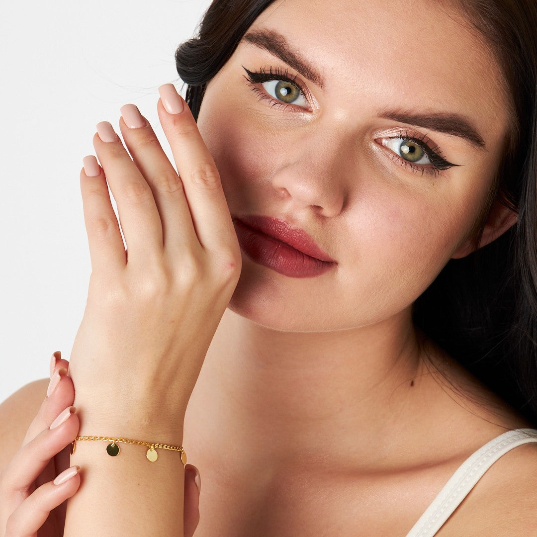 Five-Piece Sequin Bracelet - 925 SILVER